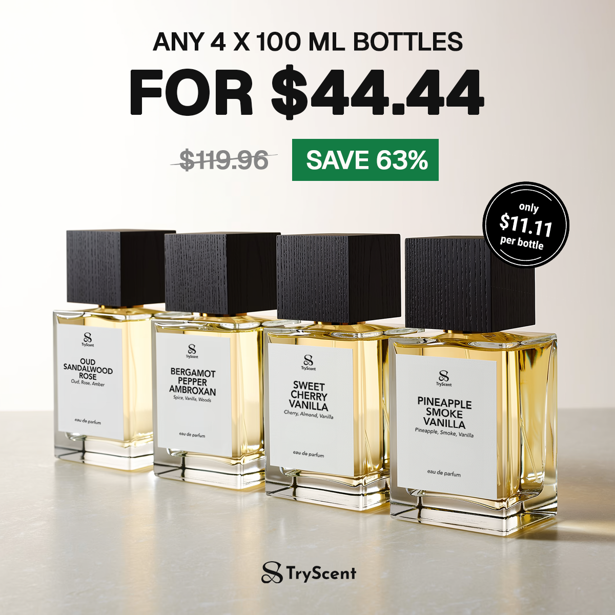 Designer Scent. Dupe Price. Zero Regrets.