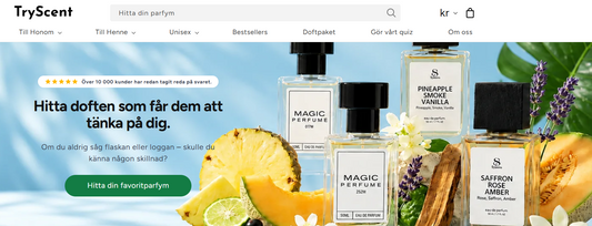 TryScent-opas: Design-tuoksujen kopioiden vertailu