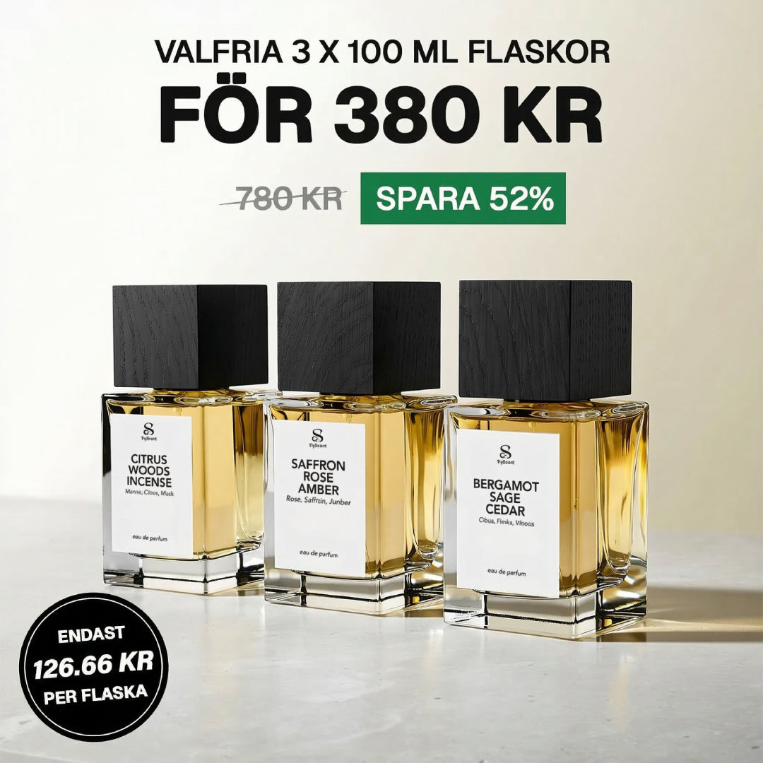 TryScent 3-flaskor bundle
