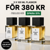 3 stk. 100 ml parfumeflasker