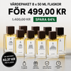 8 × 50ml Parfume flasker