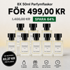 8X 50ml Parfymflaskor