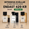 Intensive aftener – 3 x 50 ml parfumeflasker