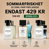 Sommerfriskhed – 3 x 50 ml parfumeflasker