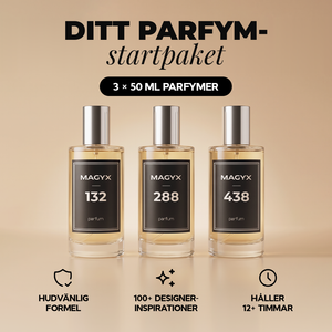 3 x 50 ml hajuvettä – aloituspaketti
