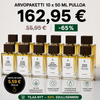 10X 50ml parfymeflasker