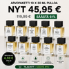10X 30ml parfymeflasker
